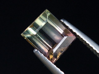 Tourmaline bicolor 2,86 Ct. baguette Brazil