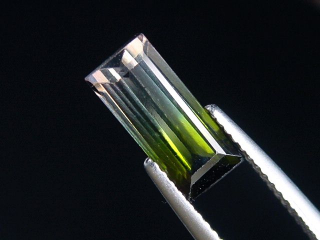 Tourmaline bicolor 2,57 Ct. baguette Brazil