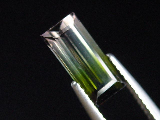 Tourmaline bicolor 2,57 Ct. baguette Brazil