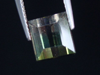 Turmalin zweifarbig 4,53 Ct. Baguette helles grün & rosa Brasilien