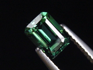 Indigolith / blauer Turmalin 1,14 Ct. Oktagon 7 x 5 mm Brasilien