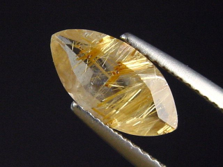 Rutile Quartz 1,59 Ct. faceted Brazil