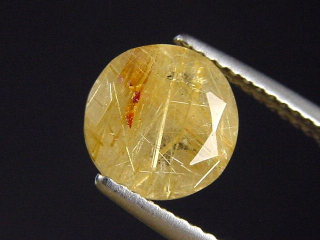 Rutile Quartz 2,45 Ct. faceted Brazil