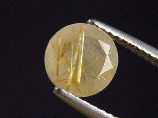 Rutile Quartz 1,49 Ct. faceted Brazil