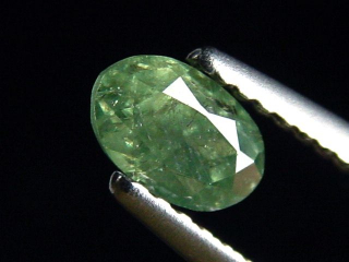 Demantoid Granat 0,79 Ct. Oval - Namibia