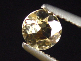 Imperialtopas / Imperial Topas 0,55 Ct. Rund 5 mm Brasilien