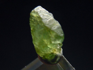 Zoisit / grüner Tansanit Kristall 10 mm - Merelani, Tansania