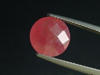 Rhodonit 4,53 Ct. Rund facettiert - Minas Gerais, Brasilien