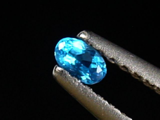 Hauyn / Hauynit 0,07 Ct. 3 mm Oval - Ettringen, Eifel, Deutschland