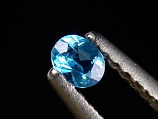 Hauyne / Hauynite 0,09 Ct. 3 mm oval - Ettringen, Eifel, Germany