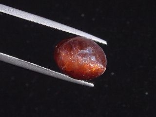 Iolite / Cordierite cat's eye 6,83 Ct. oval cabochon India