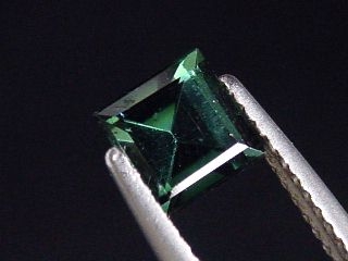 Indigolite / blue Tourmaline 0,93 Ct. square Brazil
