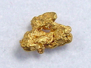 Gold Nugget 5,5 mm - Selperinoja, Lappland, Finnland