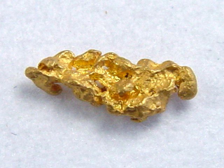 Gold nugget 9 mm - Roivainen, Lappia, Finland