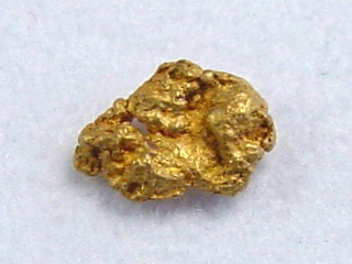 Gold Nugget 5,5 mm - Harrioja, Lappland, Finnland