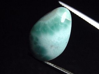Larimar 12,46 Ct. pear cabochon - Dominican Republic