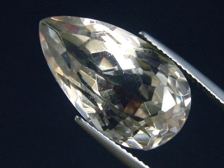 Clear Quartz 17,36 Ct. faceted Galenstock, Switzerland