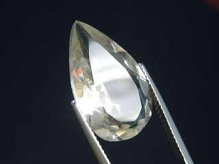 Clear Quartz 11,07 Ct. faceted Galenstock, Switzerland