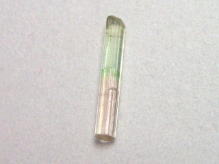 Tourmaline crystal 15,5 mm bicolor