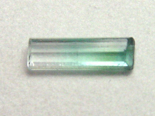 Tourmaline crystal 10 mm bicolor