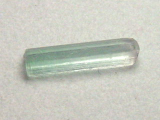 Tourmaline crystal 12 mm bicolor
