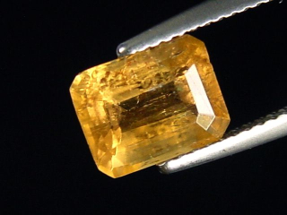 Imperialtopas / Imperial Topas 2,47 Ct. Oktagon 8 x 6 mm Brasilien
