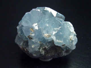 Coelestin Stufe reich 54 mm intensiv blaue Kristalle - Madag.