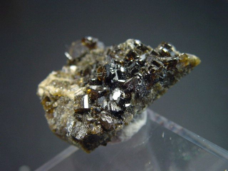 Vesuvianit Stufe 31 mm - Bellecombe, Val d'Aosta, Italien
