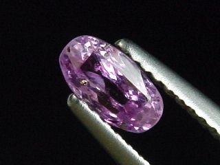 Saphir violett 0,79 Ct. Oval 6,5 x 3,5 mm Sri Lanka