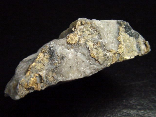 Silber Stufe 48 mm reiche Silberader - Garpenberg, Schweden