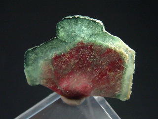 Wassermelonenturmalin 11,49 Ct. polierte Kristallscheibe Brasilien