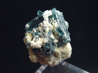 Indigolith Turmalin Stufe 21 mm - Minas Gerais, Brasilien