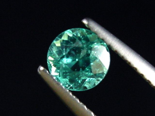 Apatit 0,79 Ct. türkisblau - Rund 5,5 mm