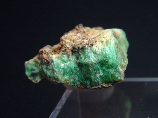 Chrysopras Stufe 35 mm feine Farbe - Kivuma, Tansania