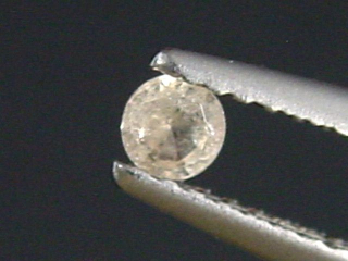 Willemite 0,17 Ct. 3 mm round faceted - Franklin, NJ, USA