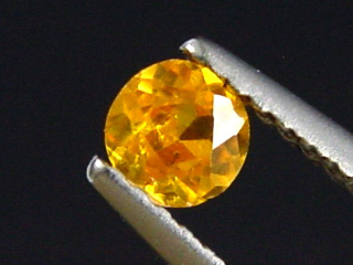 Zincite 0,50 Ct. round cut faceted Poland