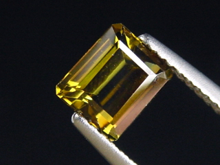 Dravit / brauner Turmalin 1,34 Ct. Oktagon 6,5 x 5,5 mm Brasilien