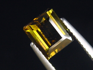 Dravit / brauner Turmalin 1,87 Ct. Oktagon 7,5 x 6,5 mm Brasilien