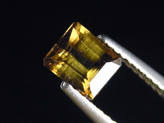 Dravit / brauner Turmalin 1,14 Ct. Oktagon 6 x 5 mm Brasilien