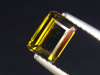 Dravit / brauner Turmalin 1,06 Ct. Oktagon 6,5 x 4,5 mm Brasilien