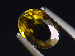 Dravit / brauner Turmalin 1,03 Ct. Oval 7 x 5 mm Brasilien
