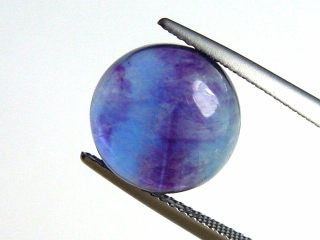 Fluorit 8,46 Ct. mehrfarbiger Cabochon - Erongo, Namibia