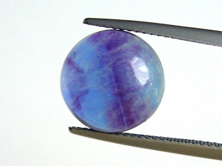 Fluorit 8,46 Ct. mehrfarbiger Cabochon - Erongo, Namibia