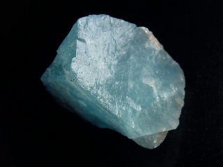 Fluorite crystal 47 mm aqua blue - Grube Hesselbach, Schwarzwald, Germany