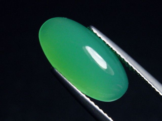 Preview: Chrysopras 4,41 Ct. Oval Cabochon Brasilien