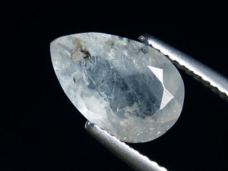 Euklas 2,58 Ct. blass blau Tropfen - Manuelzinho Equador, Brasilien