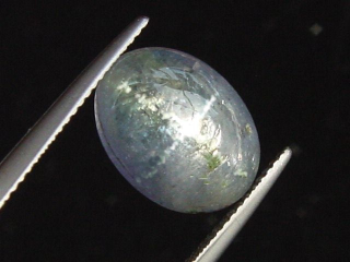 Sterntansanit / Sternzoisit 6,01 Ct. bicolor Naturfarbe selten Tansania