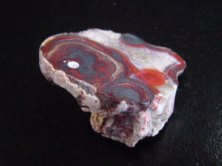 Preview: Achat Geode 36 mm mit schönem Farbkontrast - Idar Oberstein, Deutschland