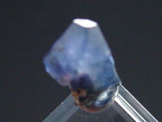 Benitoite crystal 9 mm - San Benito Co., California, USA