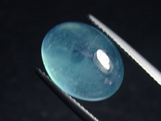 Aquamarin 9,12 Ct. 14 x 11 mm Oval Cabochon